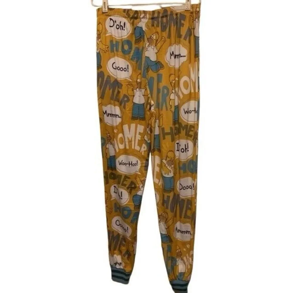 THE SIMPSONS SIZE LARGE MEN'S JOGGER PAJAMA PANTS
